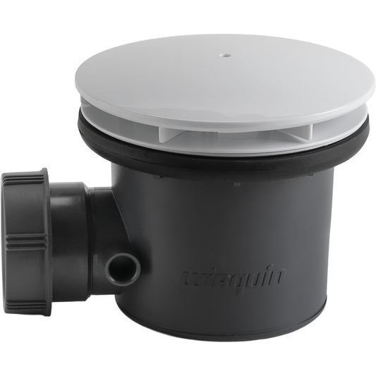 90mm Dome Shower Waste - White